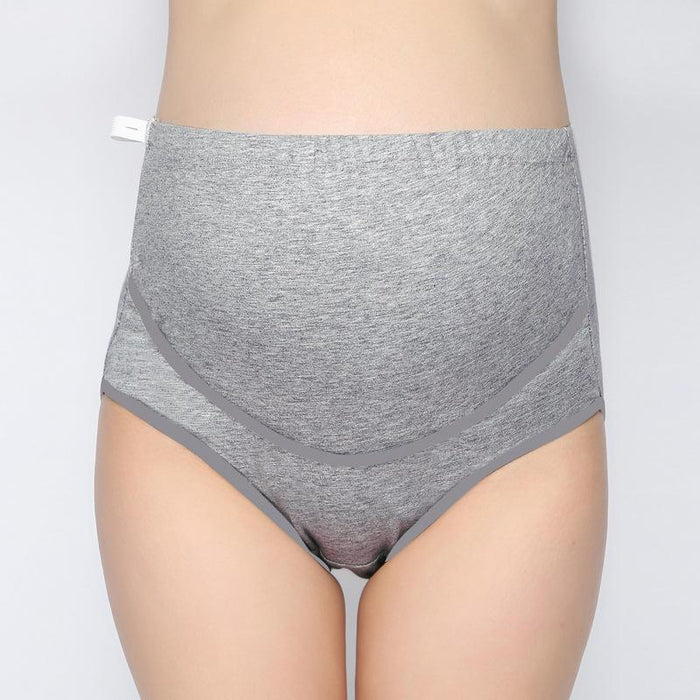 Cozy Solid Maternity Short Leggings Adjustable underwear