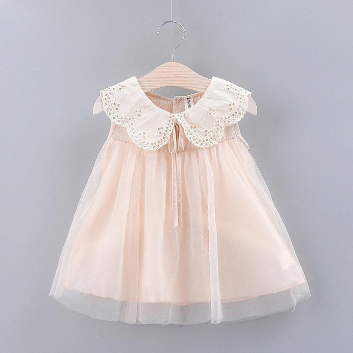 Baby Doll Collar Tulle Dresses