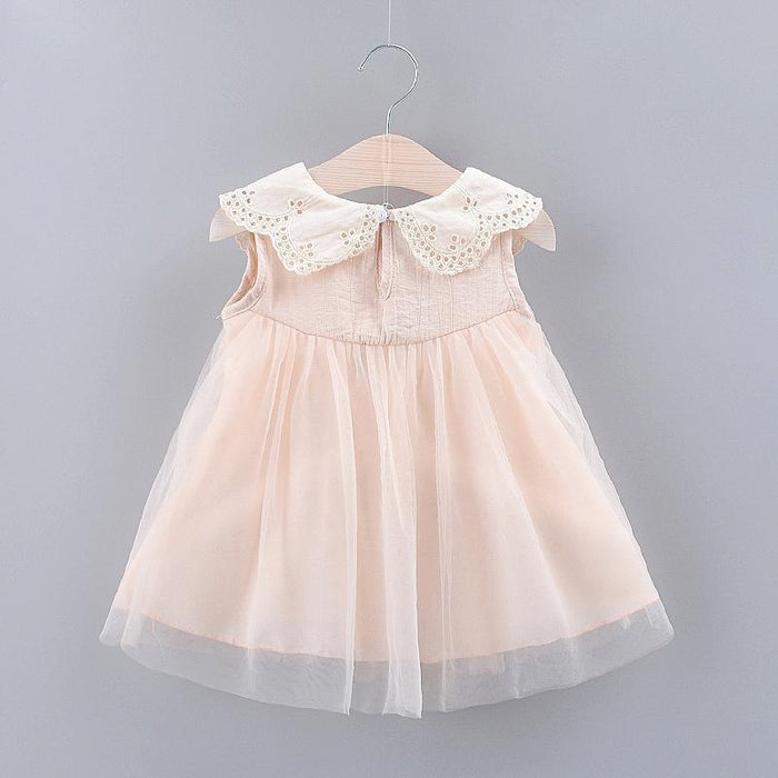 Baby Doll Collar Tulle Dresses