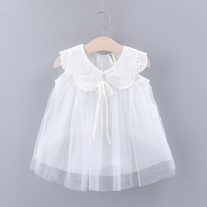 Baby Doll Collar Tulle Dresses