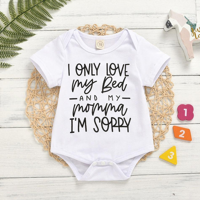 Baby Boy / Girl Letter Print Romper