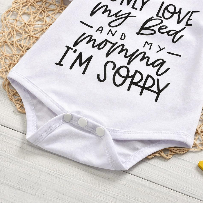 Baby Boy / Girl Letter Print Romper