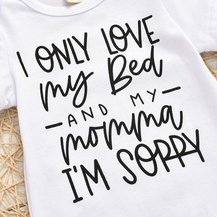 Baby Boy / Girl Letter Print Romper