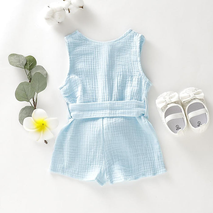 Baby Solid Button Front Bodysuit