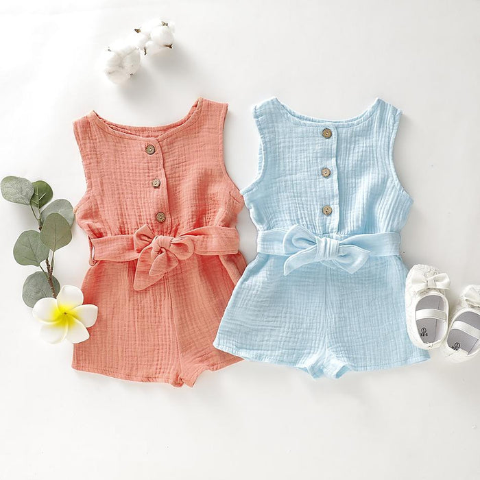Baby Solid Button Front Bodysuit