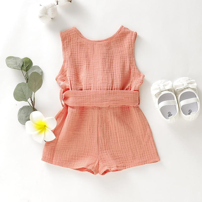 Baby Solid Button Front Bodysuit