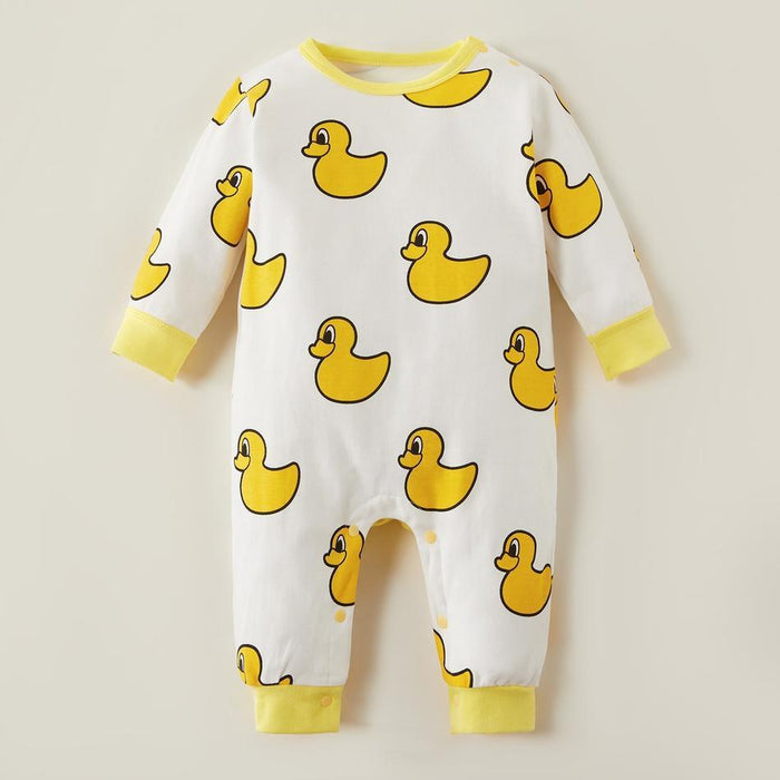 Baby Adorable Duck Print Jumpsuit