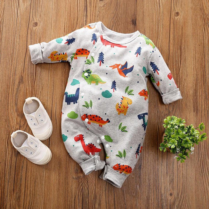 Baby / Toddler Overlay Dinosaur Jumpsuit