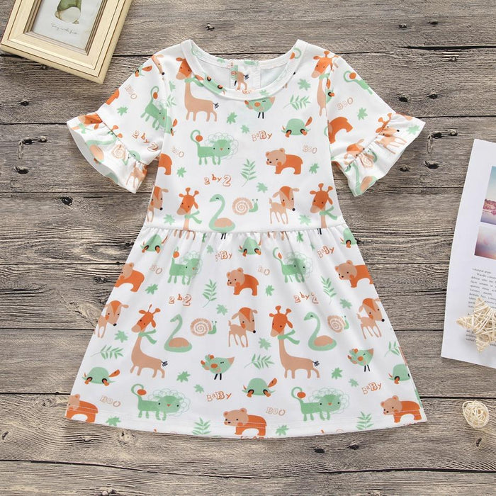 Baby / Toddler Animal Allover Print Dresses