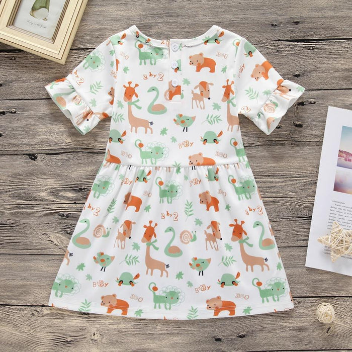 Baby / Toddler Animal Allover Print Dresses