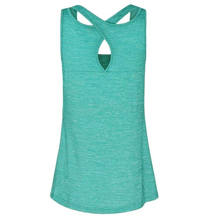 Solid Keyhole Maternity Nursing Tank