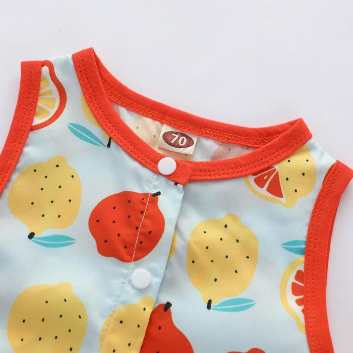 Baby Lemon Allover Sleeveless Bodysuits