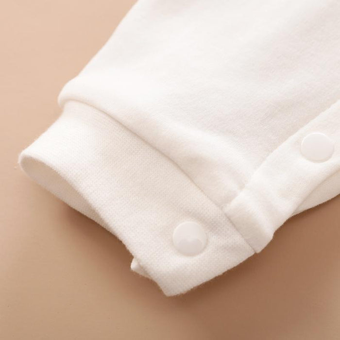 Baby Girls Rabbit Print Long-sleeve Jumpsuit