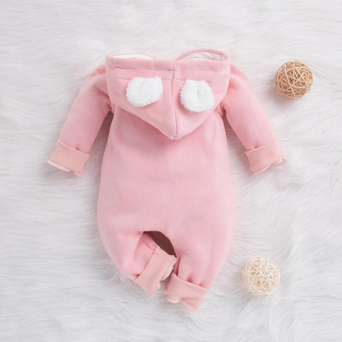 Baby Adorable Cloud Hooded Jumpsuits