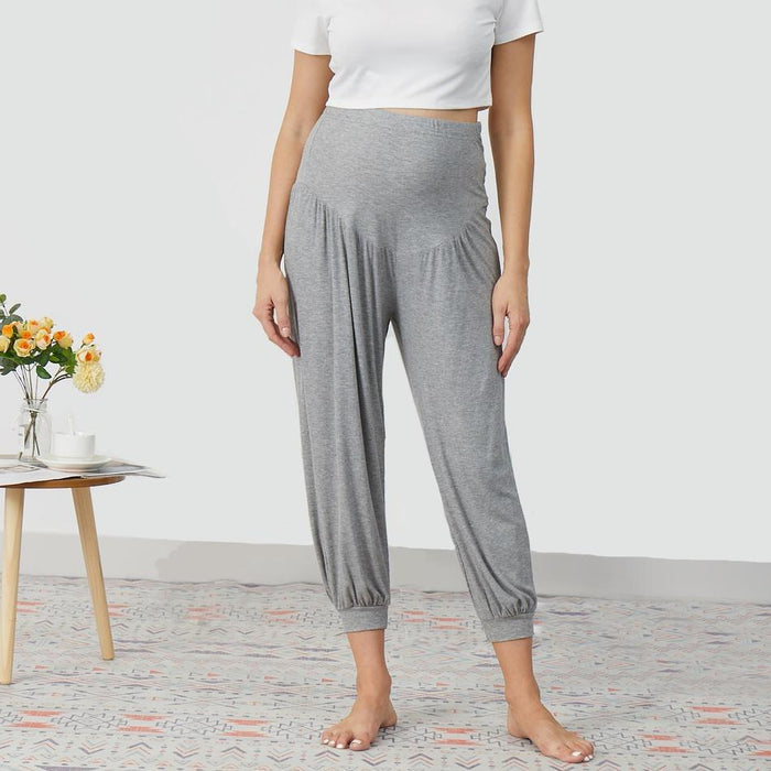Casual Solid Maternity Pants