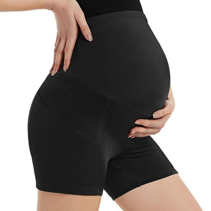 Maternity Sports Plain Elastic waistband leggings