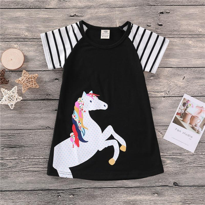 Baby / Toddler Unicorn Print Dresses