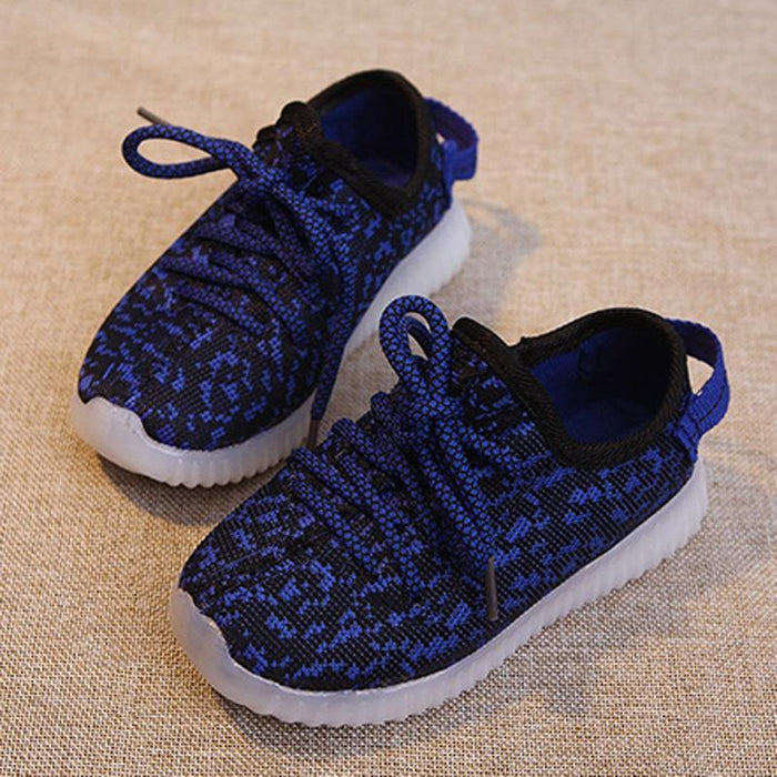 Comfy Lace-up LED Sneaker for Kids