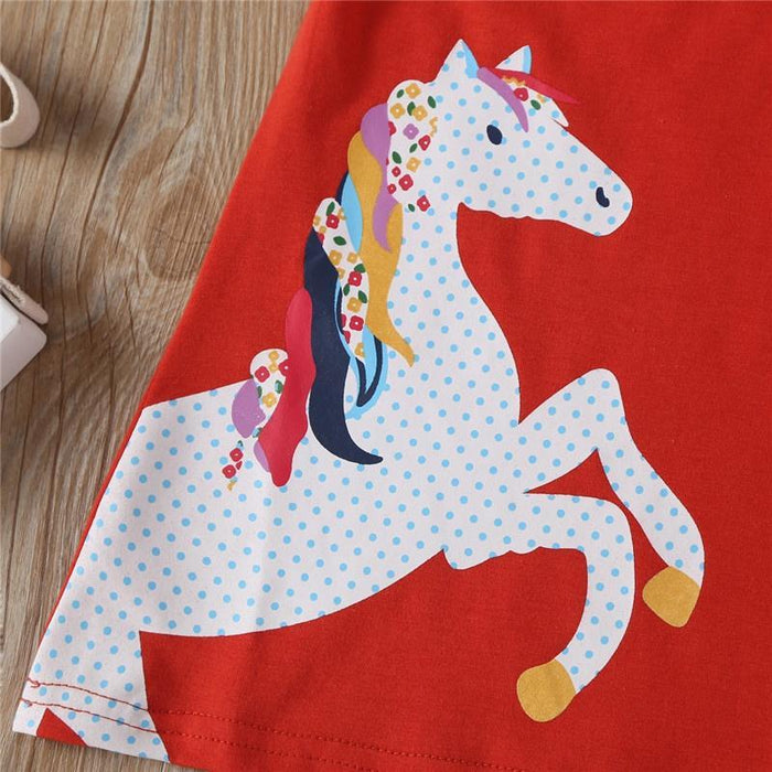 Baby / Toddler Unicorn Print Dresses