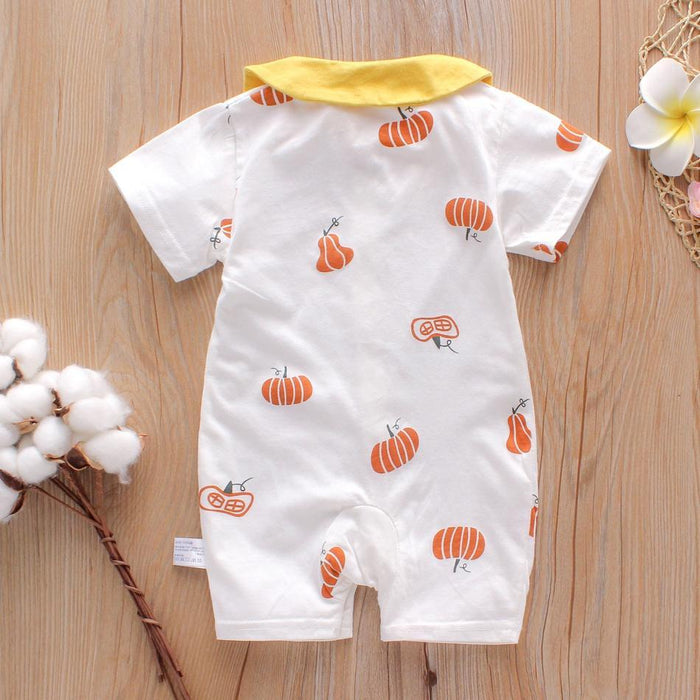 Baby Pumpkin Allover Bodysuits