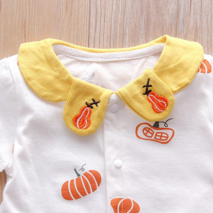 Baby Pumpkin Allover Bodysuits