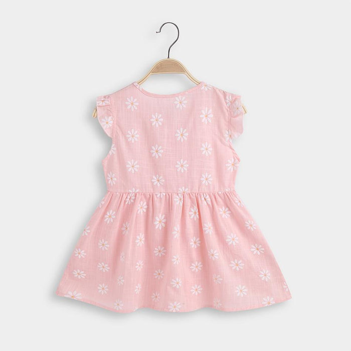 Baby Daisy Allover Solid Dresses