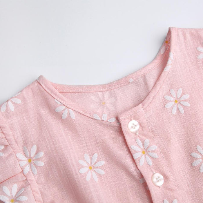 Baby Daisy Allover Solid Dresses