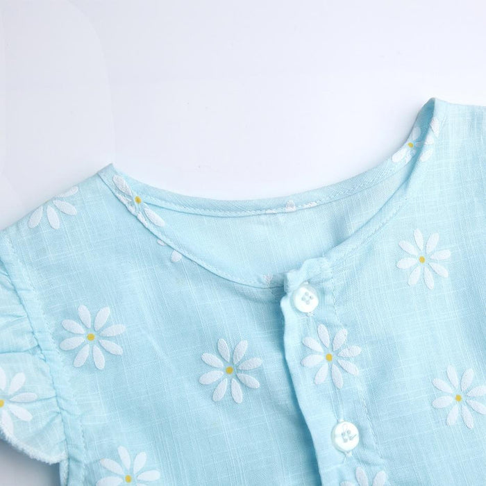 Baby Daisy Allover Solid Dresses