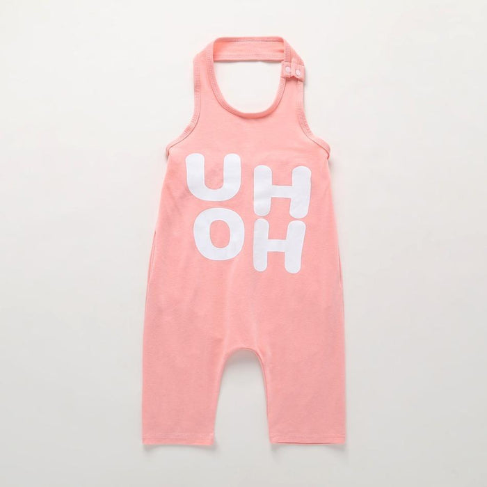 Baby / Toddler  Trendy Letter Print Strappy Onesies