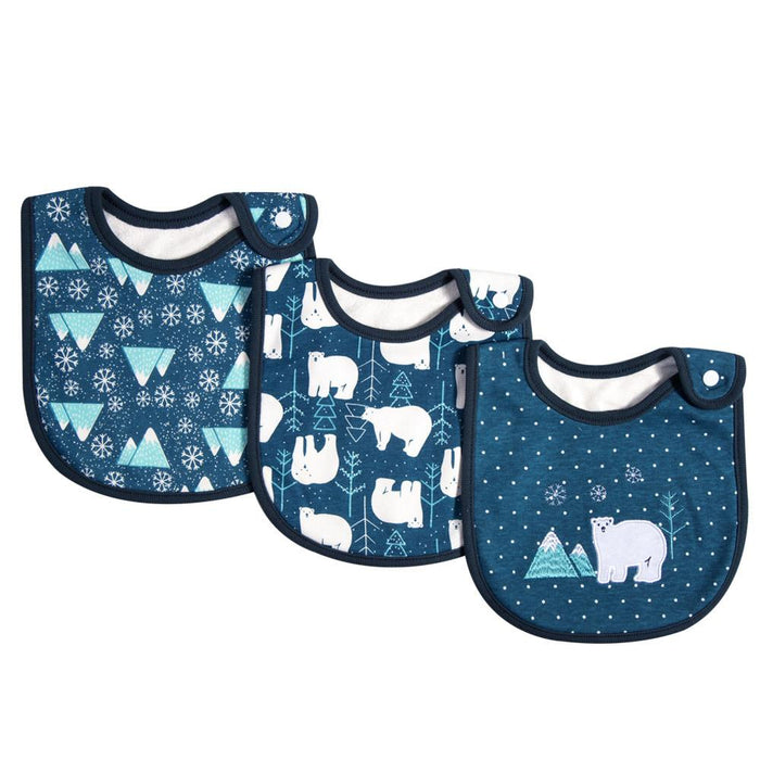 3-pack Adorable Cotton Baby Bibs