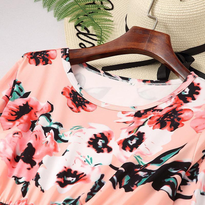 Beautiful Floral Printed Dresses for Mommy and Me