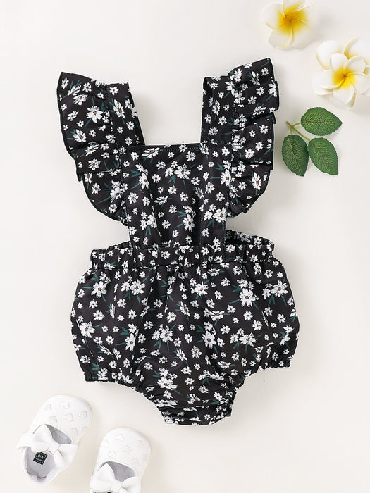 Baby Girl casual Floral Rompers & Bodysuits