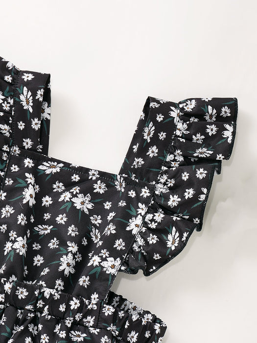 Baby Girl casual Floral Rompers & Bodysuits