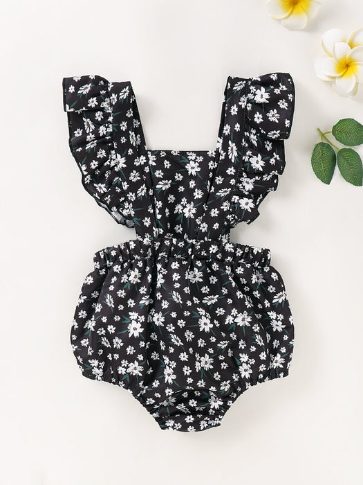 Baby Girl casual Floral Rompers & Bodysuits