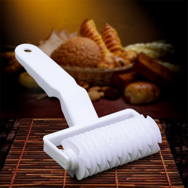 Dragnet Wheel Knife Dough Bread Cookie Pie Pizza Pastry Lattice Roller Cutter Craft Kitchen Bakeware Baking Tools White