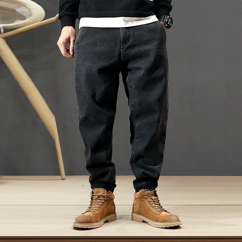 Thick Baggy Denim Joggers