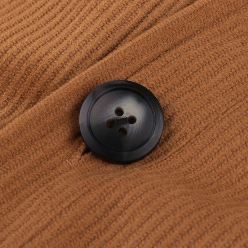 Corduroy jack met knoopsluiting