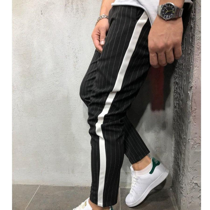 Pantalones casuales a rayas