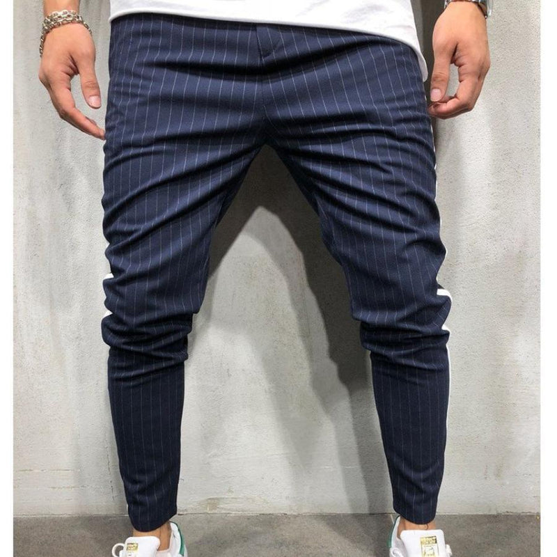 Pantalones casuales a rayas