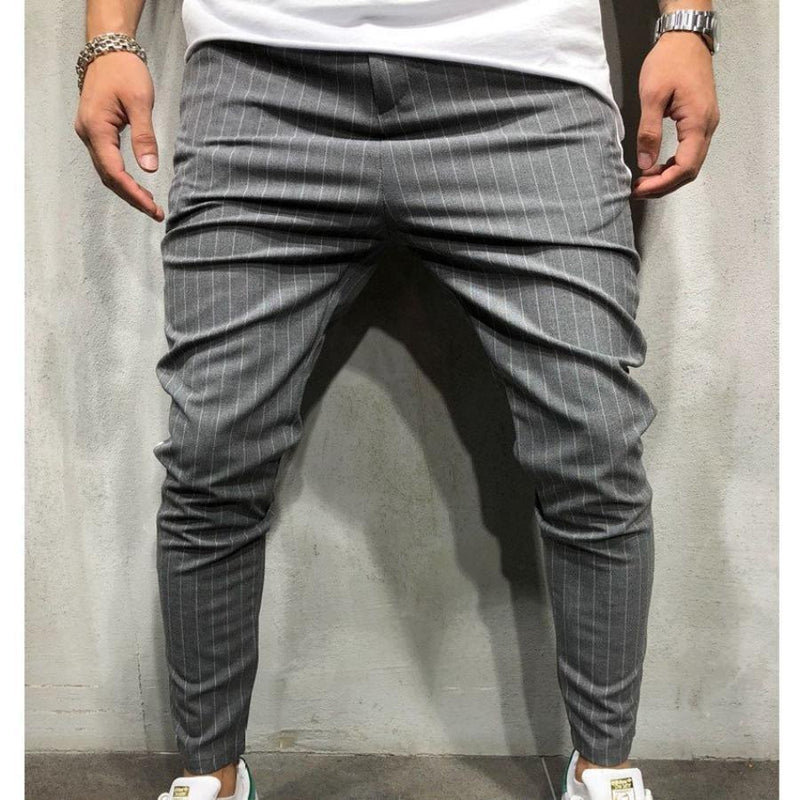 Pantalones casuales a rayas