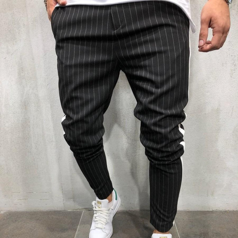 Pantalones casuales a rayas