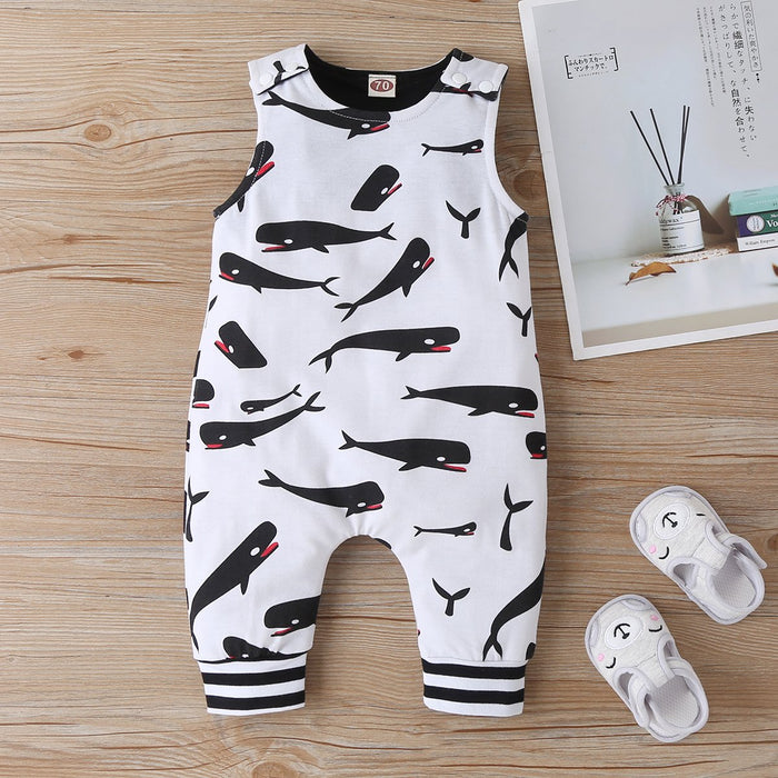 Baby Boy casual Animal & Whale Rompers & Bodysuits