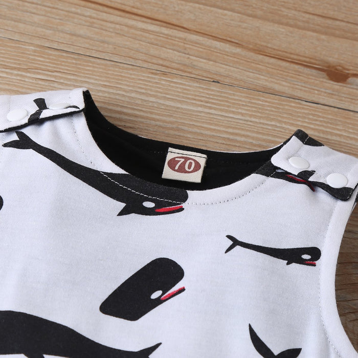 Baby Boy casual Animal & Whale Rompers & Bodysuits