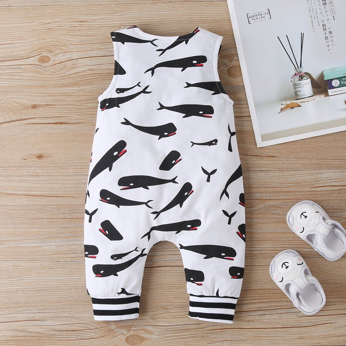 Baby Boy casual Animal & Whale Rompers & Bodysuits