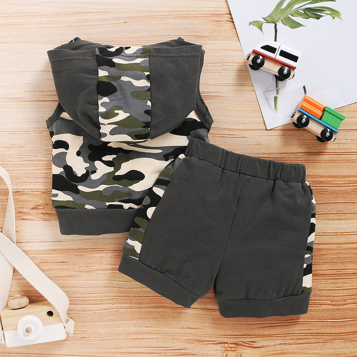 2pcs Baby Boy Street style Letter Baby's Sets