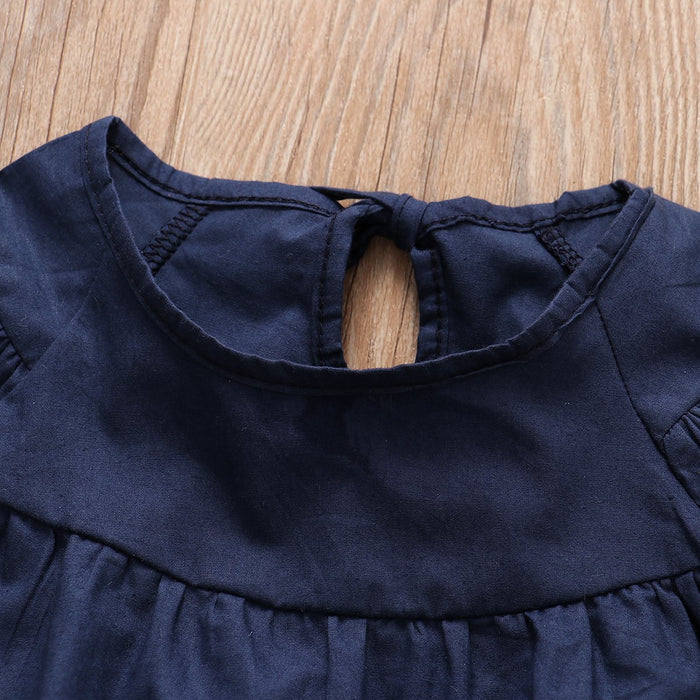 2-delige mouwloze tops voor baby's/peuters, korte broek met bloemenmotief