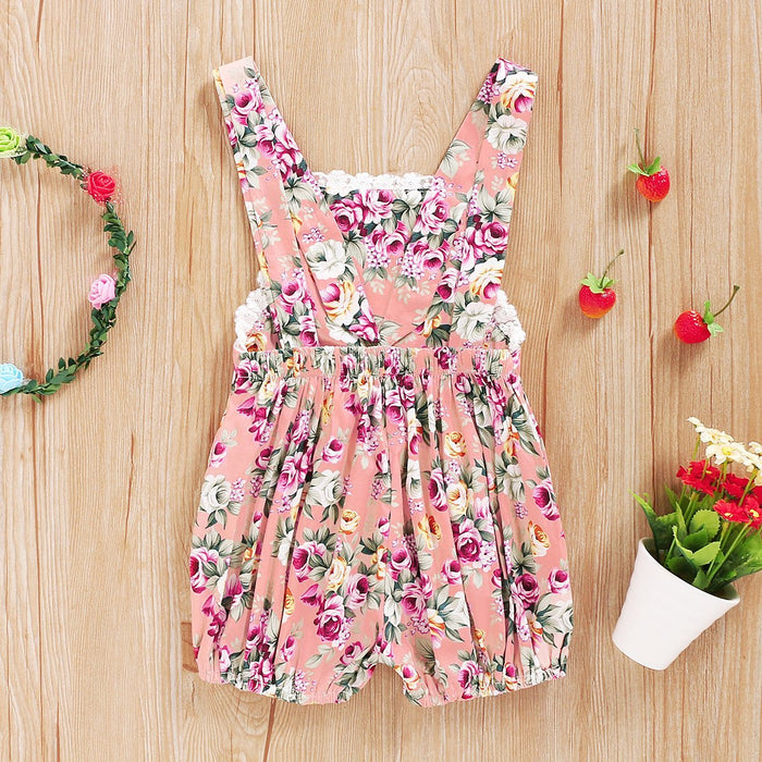 summer sleeveless jumpsuit for Girl