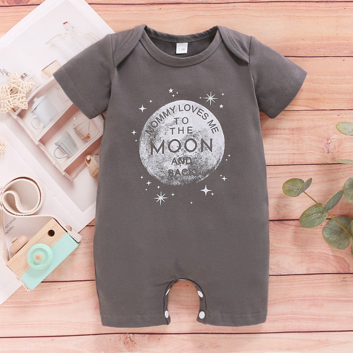 Baby Unisex casual Moon Jumpsuits