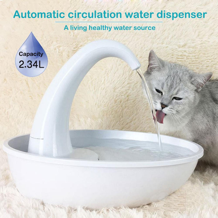 SWAN Purified Flowing Fountain Cat Automatic Water Dispenser