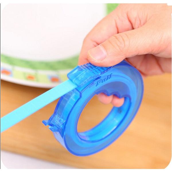 Portable Stretched Practical Plastic Drain Pipe Cleaner Cleaning Tool Gadget Blue